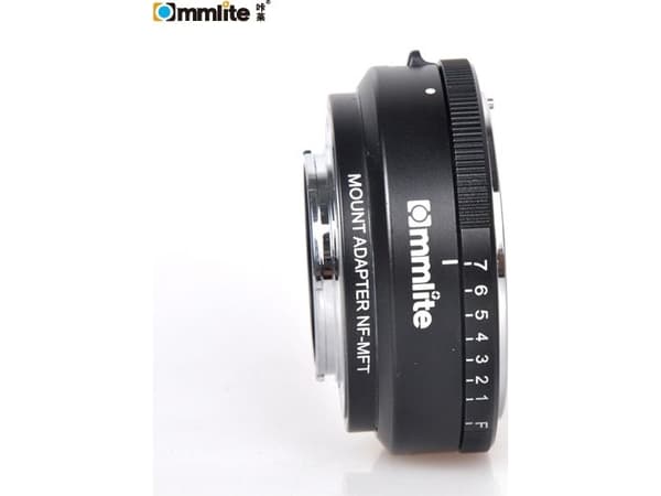 Commlite ADAPTERI Olympus / Panasonic Micro 4/3 m4/3 - NIKON / NIKKOR + Aukko