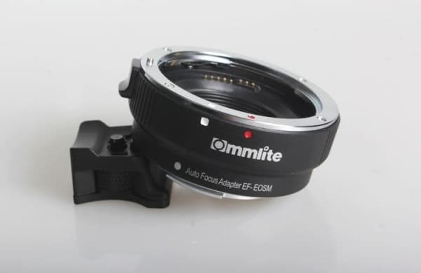 Commlite Adapter AF with CANON EOS M M2 EF-M on CANON EF-S EF (transfer of automation)