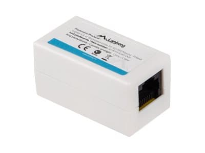 Lanberg - Nettverkkopler - RJ-45 (hunn) til RJ-45 (hunn) - UTP - CAT 5e - hvit