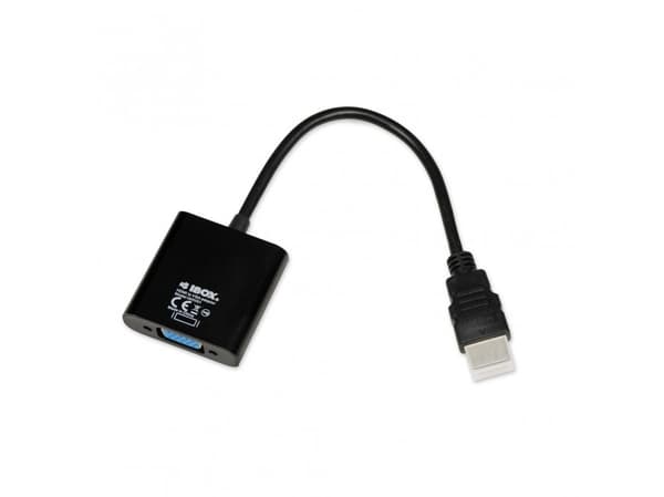 iBOX - Video adapter - HDMI hann til HD-15 (VGA) hunn - 1080p-støtte