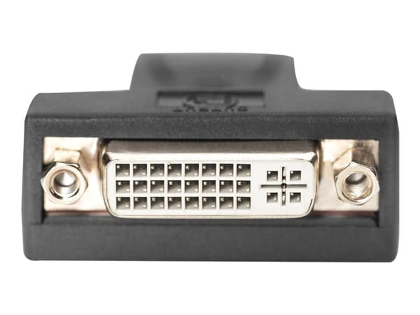 DIGITUS - Videosovitin - DisplayPort (uros) - DVI-I (naaras) - muotoiltu, napsautettava, 2560 x 1600 (WQXGA) tuki - musta - musta