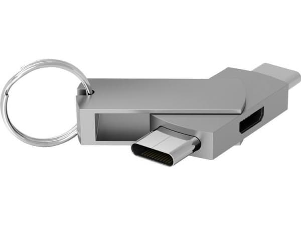 Terratec 272986, USB Type-C, USB Type-C, Micro-USB, Silver
