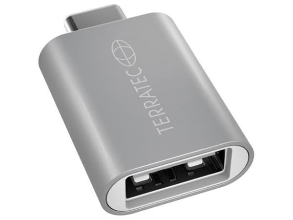 Terratec Connect C1, USB C, USB A, Hopea