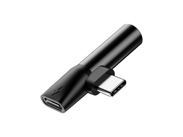 Baseus CATL41-01, Type-C, Type-C / 3.5 mm, Svart