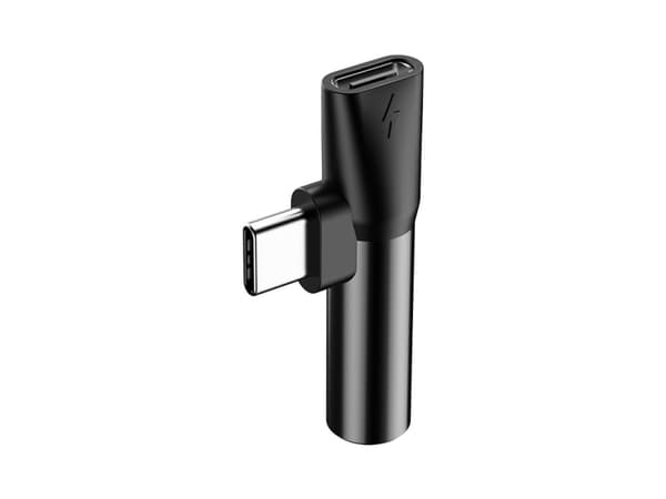 Baseus CATL41-01, Type-C, Type-C / 3.5 mm, Svart