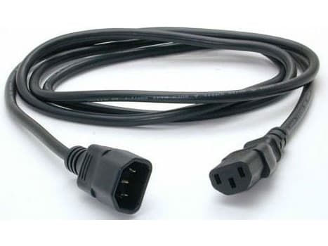 PREMIUMCORD strømforsyningskabel 230V forlengelse 1m (kps1)