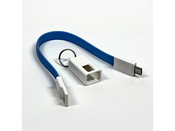 Adapter USB LAMA PLUS microUSB 0.2m Niebieski