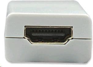 TDCZ KPORTADM01, 0,15 m, Mini DisplayPort, HDMI Typ A (Standard), Manlig kontakt, Kvinnlig kontakt, Vit