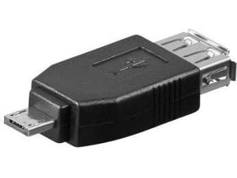 PremiumCord microUSB till USB-adapter Svart (kur-12)
