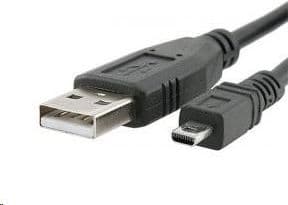 PremiumCord USB-A - miniUSB-kabel 2 m Svart (ku2m2d)