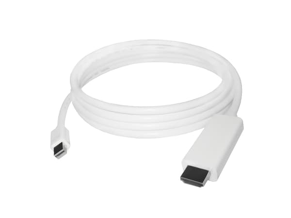 PremiumCord kportadmk01-02, 2 m, Mini DisplayPort, HDMI, Hankjønn, Hankjønn, Rett