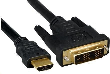 PremiumCord kphdmd10, 10 m, DVI-D, HDMI, Hankjønn, Hankjønn, Rett