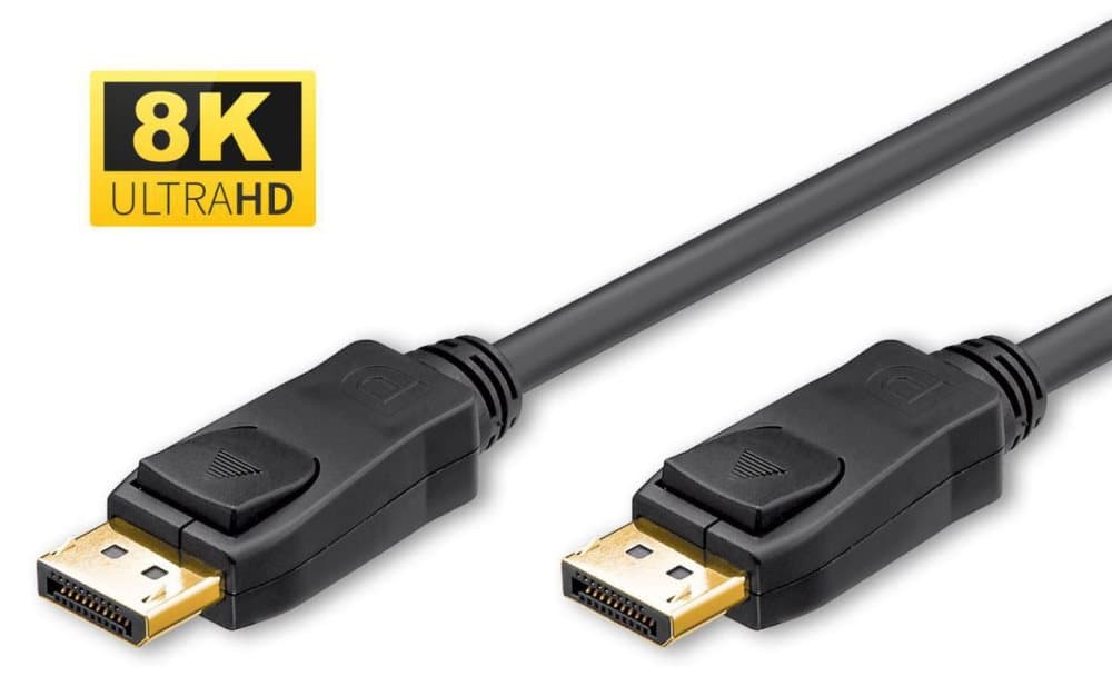 MicroConnect 8K Displayport Cable 5m Displayport version 1.4, Black Support 8K@60Hz