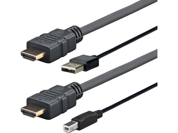 VivoLink Pro - HDMI-kabel - USB, HDMI hann til USB-type B, HDMI hann - 4 m - 4K-støtte