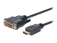 VivoLink Pro - Adapterikaapeli - DVI-D uros HDMI uros - 2 m - suojattu - musta - muotoiltu, sormiruuvit