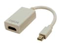 Miniatyrbild 3 av 5: LogiLink Mini DisplayPort / HDMI Adapter, 0,1 m, HDMI Typ A (standard), Mini DisplayPort, Hankoppling, Honkoppling, Grå
