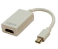 Miniatyrbild 5 av 5: LogiLink Mini DisplayPort / HDMI Adapter, 0,1 m, HDMI Typ A (standard), Mini DisplayPort, Hankoppling, Honkoppling, Grå