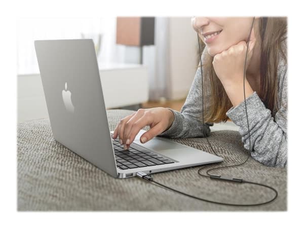 Ugreen - USB-adapter - USB Typ A (hane) till 24-stifts USB-C (hona) - USB 3.0 - silver