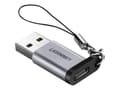 Miniatyrbild 1 av 5: Ugreen - USB-adapter - USB Typ A (hane) till 24-stifts USB-C (hona) - USB 3.0 - silver