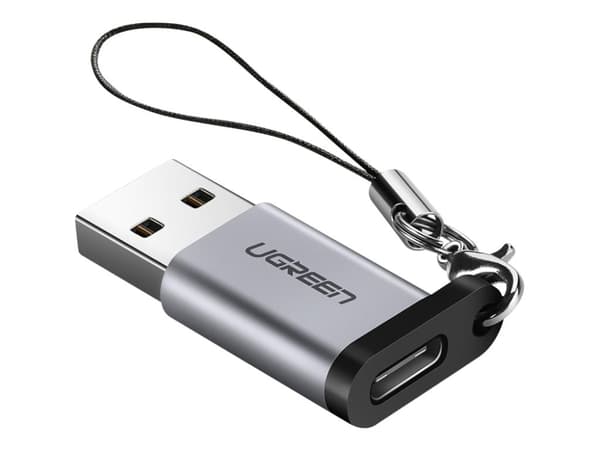 Ugreen - USB-adapter - USB Typ A (hane) till 24-stifts USB-C (hona) - USB 3.0 - silver