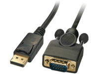 MicroConnect - Videokonverter - DisplayPort - VGA - svart