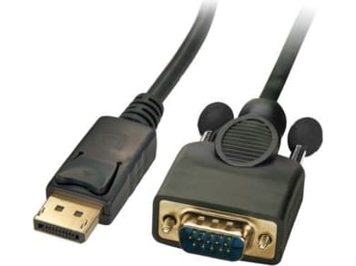 MicroConnect - Videokonverter - DisplayPort - VGA - svart