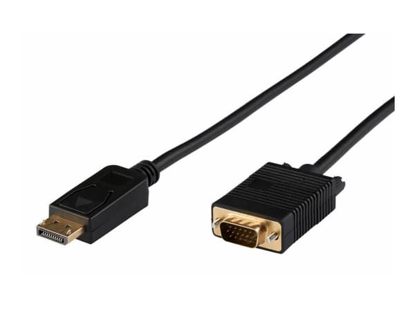MicroConnect - Videokonverter - DisplayPort - VGA - svart