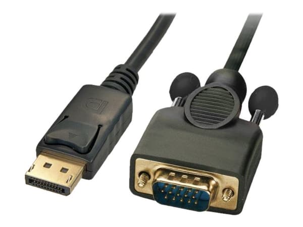 MicroConnect - Videokonverter - DisplayPort - VGA - svart