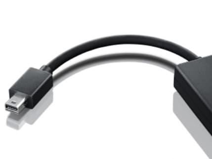 Lenovo - DisplayPort-sovitin - Mini DisplayPort (han) til HD-15 (VGA) (hun) - FRU - ThinkPad X1 Carbon (1st Gen) 3444, 3448, 3460; X1 Carbon (1st Gen