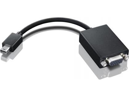 Lenovo - DisplayPort-sovitin - Mini DisplayPort (han) til HD-15 (VGA) (hun) - FRU - ThinkPad X1 Carbon (1st Gen) 3444, 3448, 3460; X1 Carbon (1st Gen