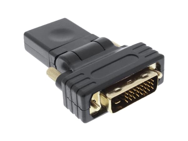 InLine 17660W, HDMI, DVI-D, Svart