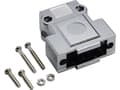 Miniatyrbilde 1 av 2: BKL Electronic 10120247 10120247 D-SUB-kabinet Poltal: 9 Plastic, metalliseret 180 ° Sølv 1 stk
