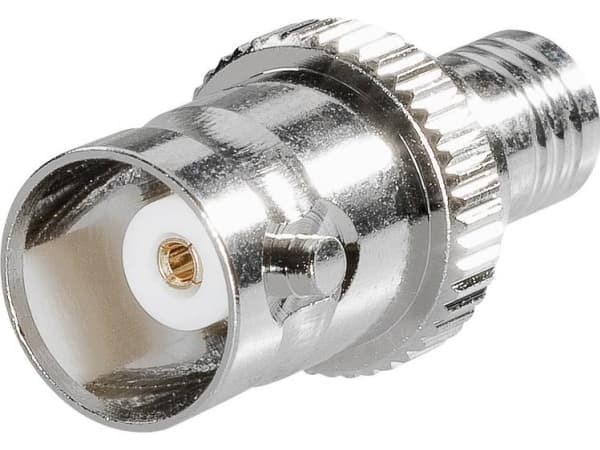 TRU COMPONENTS 1579530 SMB-sovitin SMB-liitin - BNC-liitin 1 kpl