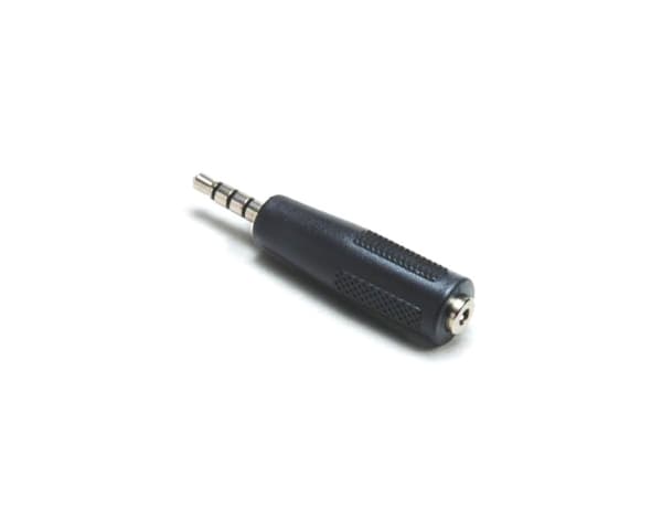 BKL Electronic 1102054, Jack plug 3.5 mm 4-pin, Jack coupling 3.5 mm stereo, Svart