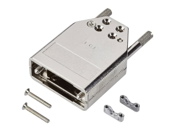 FCI D-SUB 8655MH0912LF D-SUB-kabinet Poltal: 9 Trykstøbt zink 180 ° Sølv 1 stk