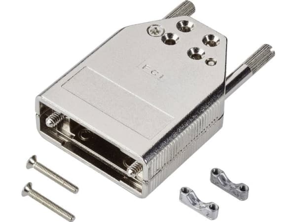 FCI D-SUB 8655MH0912LF D-SUB-kabinet Poltal: 9 Trykstøbt zink 180 ° Sølv 1 stk
