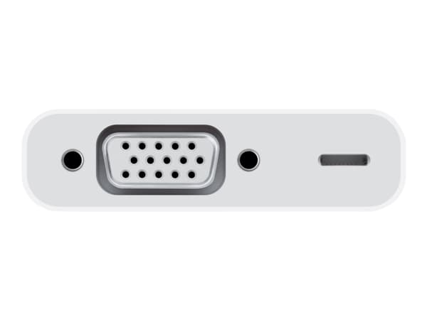 Apple - Video adapter - VGA - Lightning hann til 15 pin D-Sub (DB-15), Lightning hunn - 1080p-støtte