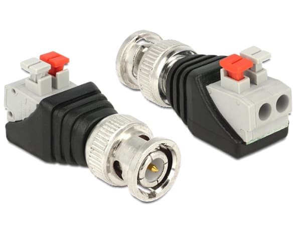 Delock - Antenneadapter - 2-pins terminalblokk hunn til BNC hann