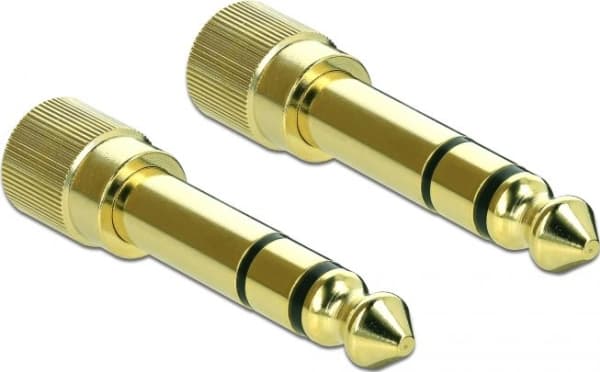 DeLOCK - Lydadapter - stereo minijackplugg (hun) til stereoplugg (hun)
