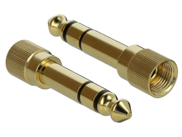 DeLOCK - Lydadapter - stereo minijackplugg (hun) til stereoplugg (hun)