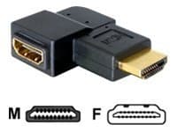DeLOCK - HDMI-sovitin - HDMI (naaras) - HDMI (uros) - oikeakulmainen liitin