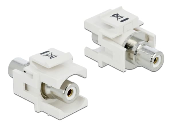 DeLOCK 86307, Valkoinen, RCA, RCA, 18 mm, 33,2 mm, 22,3 mm