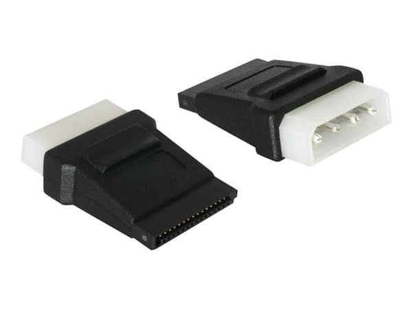 Delock - Strømadapter - SATA-strøm (hann) til 4-pin intern strøm (hann)