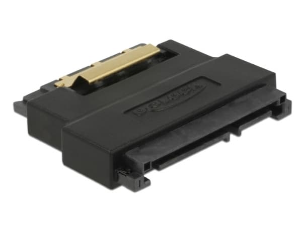 Delock - SATA-adapter - Serial ATA 150/300/600 - SATA-kombination (P) till SATA-kombination (R) spärrad - svart