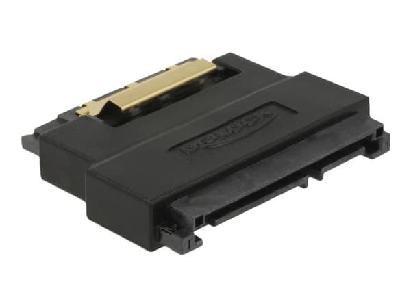 Delock - SATA-adapter - Serial ATA 150/300/600 - SATA-kombination (P) till SATA-kombination (R) spärrad - svart