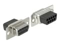 Miniatyrbild 3 av 5: Delock Adapter Sub-D 9 pin female to RJ45 female Assembly Kit - Seriell adapter - DB-9 (hona) skruvbar till RJ-45 (hona) - svart
