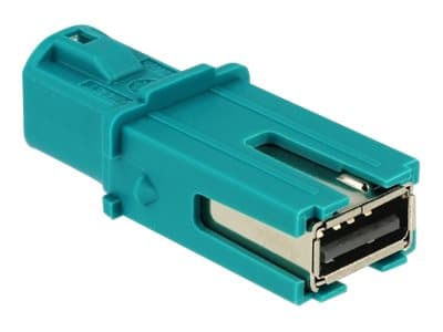 Delock - Data-adapter - HSD Z hann til USB hunn - RAL 5021, vannblå
