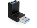 Miniatyrbild 3 av 5: DeLOCK - USB-adapter - USB Typ A (han) till USB Typ A (hun) - USB 3.0 - sort