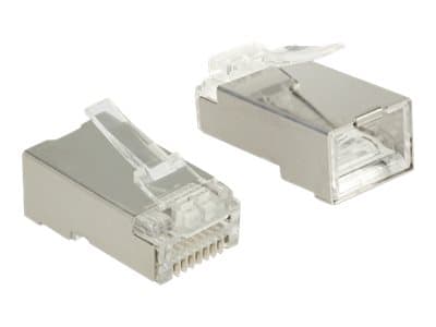 DeLOCK 86454, RJ-45, Läpinäkyvä, Polykarbonaatti, Cat6, U/FTP (STP), Kulta