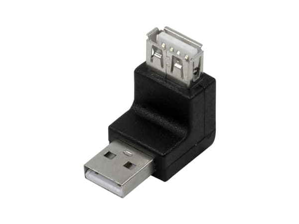 LogiLink USB 2.0 A/A, USB 2.0 A, USB 2.0 A, Sort